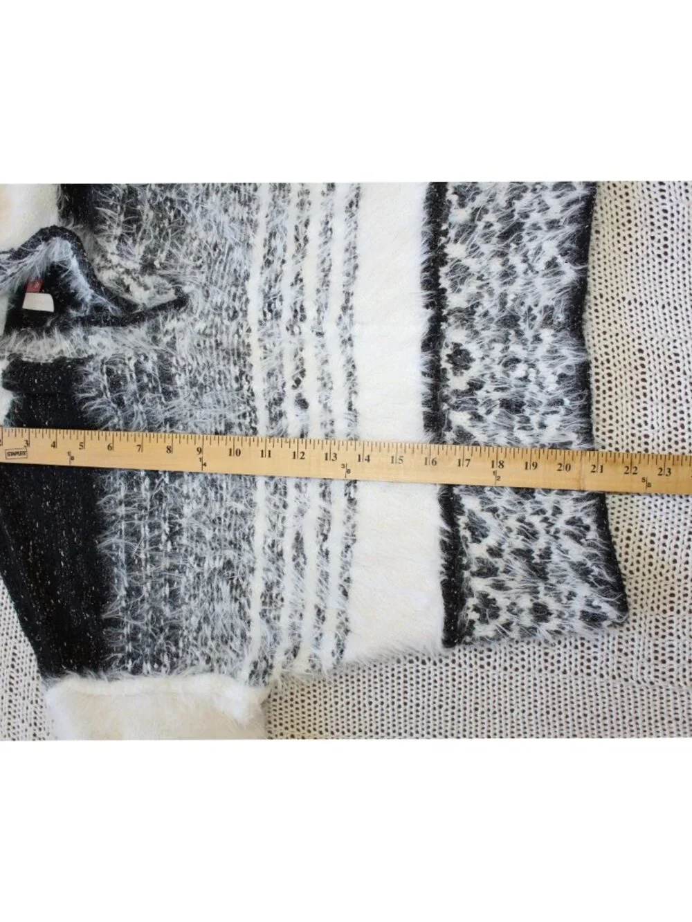 Pilcro Anthropologie Eyelash Hooded Sweater Large Textured Fuzzy Knit Cozy Top